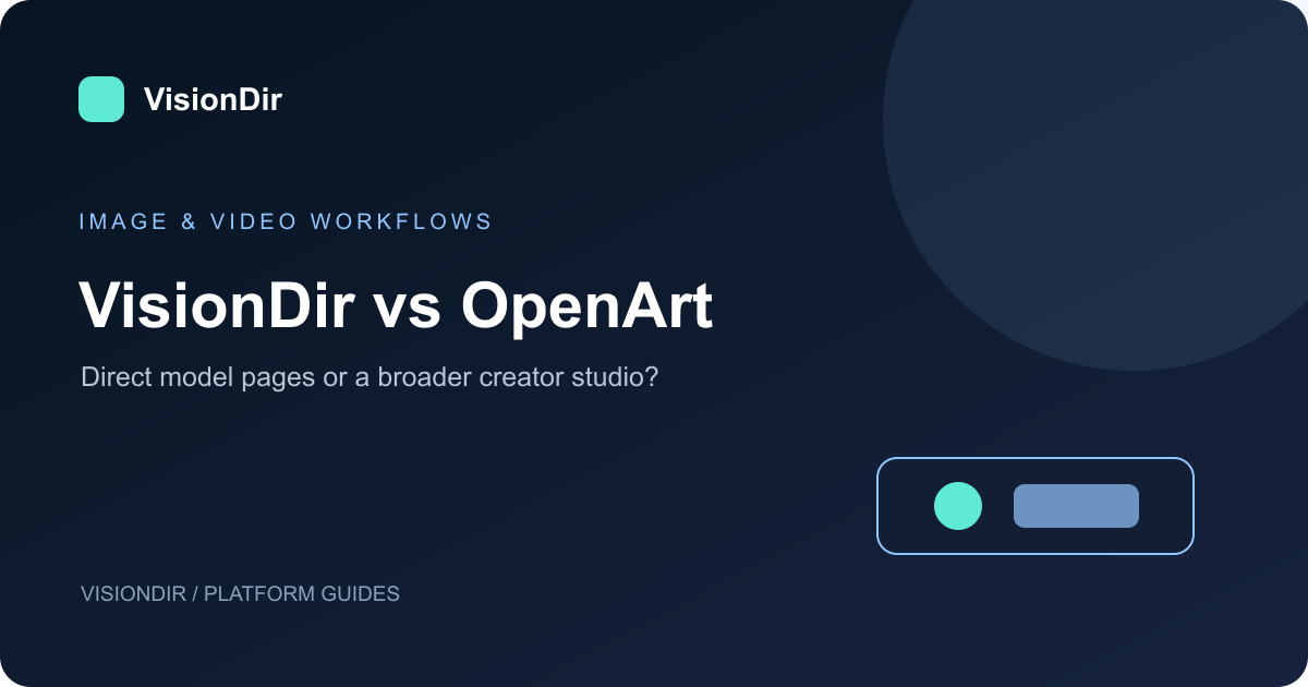 VisionDir vs OpenArt comparison guide
